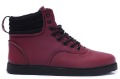 Men's Red Ankle High Leather Winter Work Boots