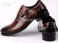 Men's Calf Leather Handmade Stitched Design Toe Cap Dress Shoes