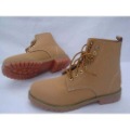 Men's Khaki Round Toe Waterproof Classic Boots
