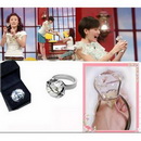 Silver Large Crystal Ring Decorations & Gifts
