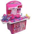 Children Love Simulation Kitchen Workbench Box Drawing Tablet