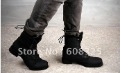 Men's Double Deck Cow Leather Army Boots