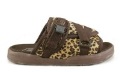 Men's Soft-skinned Leopard Grain Wear-resisting Slipper
