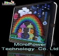 Black Romantic Jiasaw Puzzles Flashing Drawing Toys