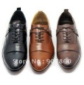 Brand Handmade Men Wear-resisting First Layer Cow Leather Dress Shoes