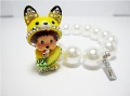 With Cartoon Images White Pearls Bracelets & Bangles