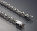 Silver Stainless Steel Christmas Gift Bracelets & Bangles
