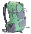Oxford Fabric Green With Zippers Camping & Hiking Packs