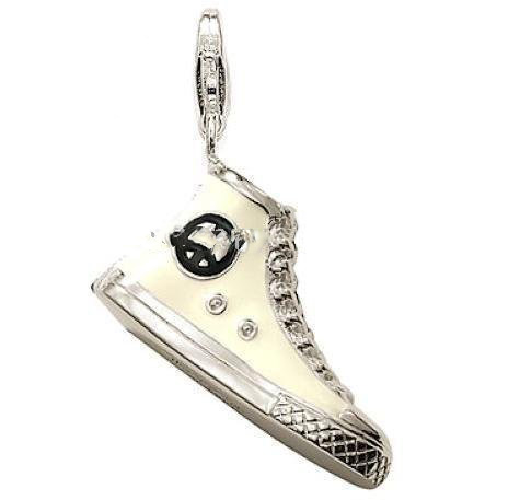 Silver Stainless Steel Round Shape Pendants & Charms