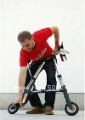 Silver Wear Resist Foldable Bike