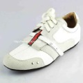 Genuine Leather Ivory With Tie Women's Casual Shoes