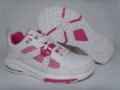 Flat Bottom Lace-up White & Red Women's Casual Shoes