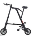 Black Folding & Inflatable Two Wheels Cycling Bike