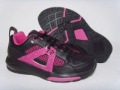 Black & Red Hiking & Running Lace-up Women's Casual Shoes