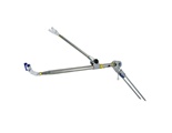 1.5m Portable Stainless Steel Fishing Single Holder Stand (Silver)