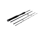 SUN WOO XZ-60S 4 Sections Telescoping Carbon Fiber Fishing Rod (Blue)