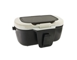 Compact Plastic Attachable Worm Bait Box (Black)