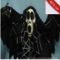 Black Batman Shape Tulle & Silk Ghost Halloween Costumes