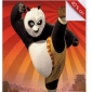 White & Black Waterproof Kung Fu Panda Dolls