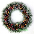 PVC Delightful Wreath Christmas Decorations