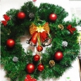 With Bells & Balls Eye-catching Wreath Christmas Decorations