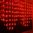 Beaded Heart Red LED String Lamp Christmas Decorations