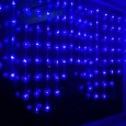 Beaded Heart Shape Blue LED String Lamp Christmas Decorations