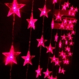 Red Twinkle Star Lamp Christmas Decorations