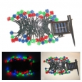 Solar Power Twinkling Three Colors LED Light Christmas Decorations