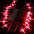 Red Dragonfly LED String Christmas Lights