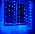 Blue Glittering LED String Christmas Lights
