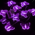 Purple Butterfly Shape LED Christmas Lights