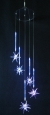Five Star Shape White LED Wind Bell Christmas Lights