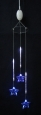 Dreamy Blue Star 3 LED Wind Bell Christmas Lights