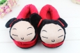 USB Powered Cotton Fiber Red Christmas Gifts Warm Shoes