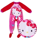 Footed Pajamas Red & Pink Children Sleepwear