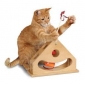 Pendulum In Triangle Shape Wooden Cat Toy