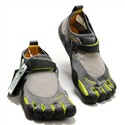 Five Toes Sports Carbon Gray & Green Men's Casual Shoes
