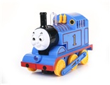 Blue Cartoon Train Electric Friction Toy Vehicles