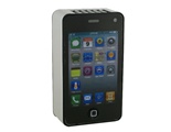 Black Cell Phone Shaped USB Mini Air Conditioner Cooling Fan