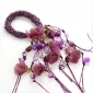 With Trumpet Flower Handmade Beaded Hair Accessories