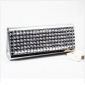 Silver With Buttons Lattice Shape Evening Bags