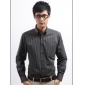 Light Black With Stripes Casual & Stylish Groom Shirts