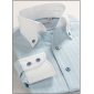 Light Blue Pure Cotton Business Casual Groom Shirts