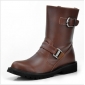 Brown Waterproof Leather Men's Boots