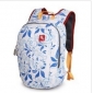 White & Blue Shoulders Nylon Hiking Backpacks