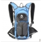 Black & Gray With Zippers 15L Hiking Backpacks