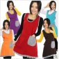 Sleeveless With A Pocket Knee-length Aprons