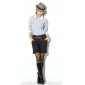 Black With Ribbons Cotton & Polyester Women's Shorts