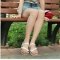 White Beach & Leisure With Buttons Women's Slippers
